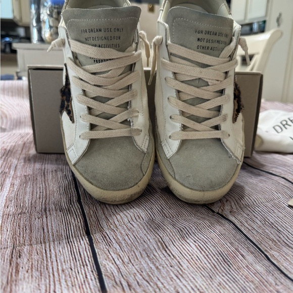 Golden Goose Superstar Sneakers in White and Beige - Picture 12 of 13
